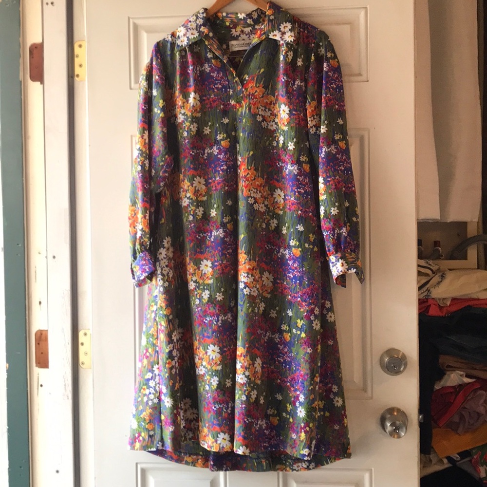 Vintage floral dress